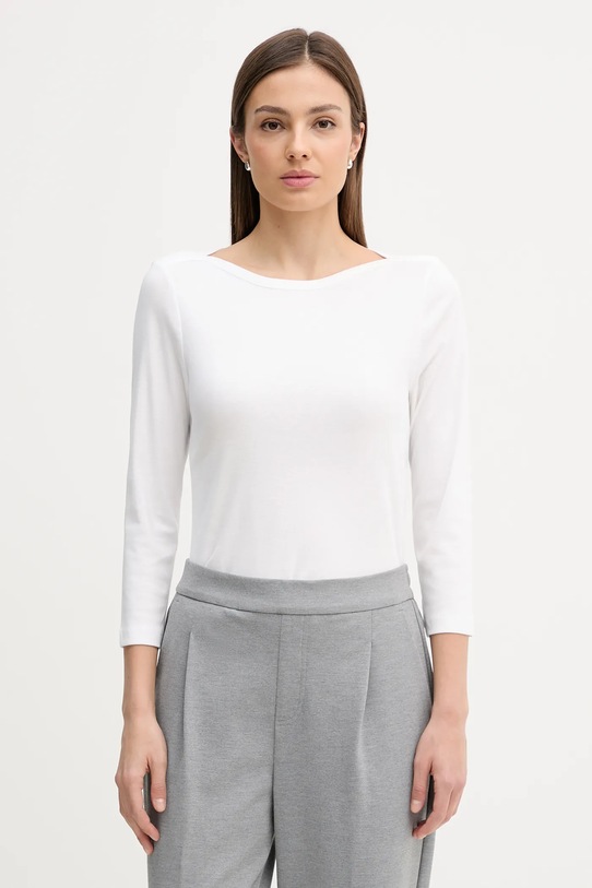 

Хлопковый лонгслив United Colors of Benetton, белый