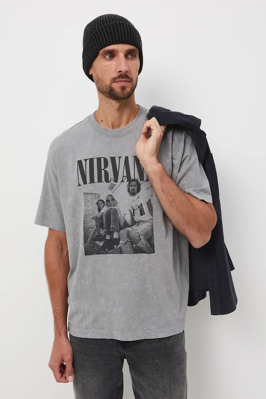 

Хлопковая футболка Medicine, серый