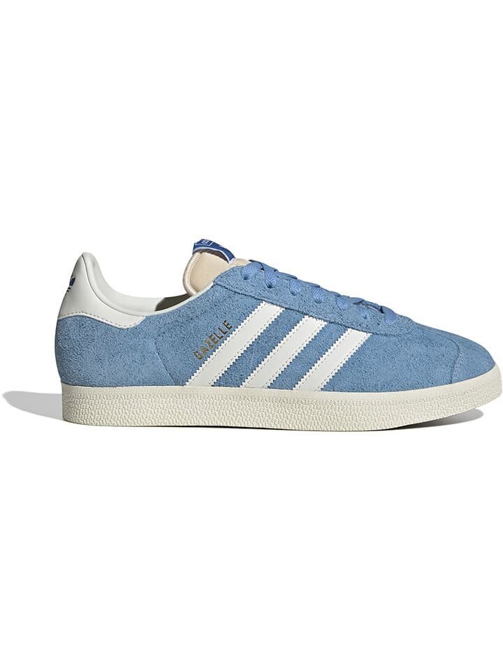 

Кроссовки на шнуровке adidas Leder-Sneakers Gazelle, цвет Hellblau/Weiß
