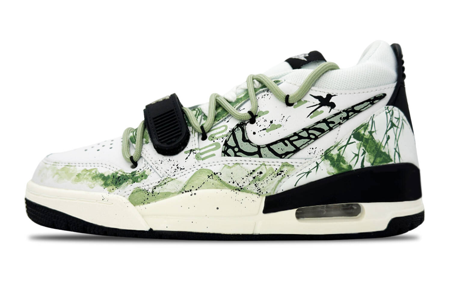 

Кроссовки Jordan Legacy 312 Vintage Basketball Shoes Men Mid-top White/green, зеленый