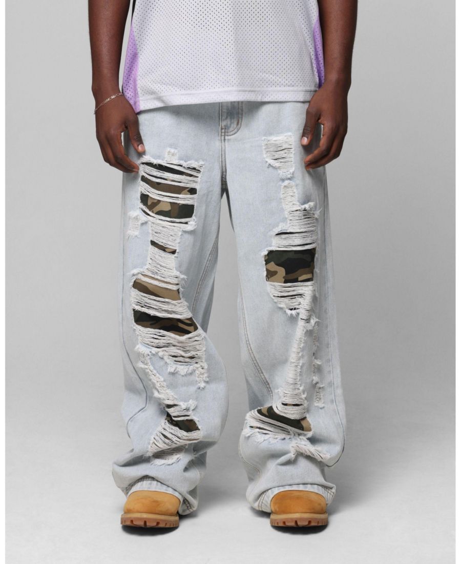 

Мужские джинсы Collateral с эффектом потертости Loiter, No Color