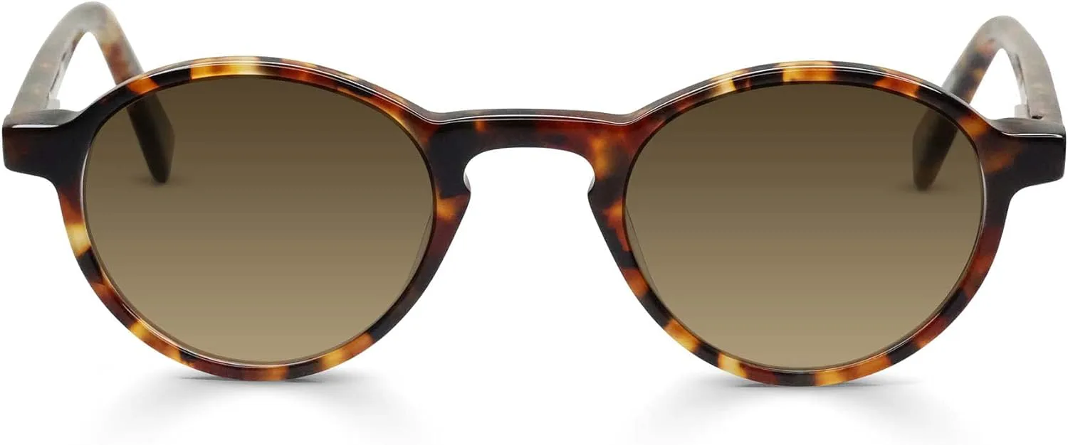 

Солнцезащитные очки eyebobs Board Stiff Premium с поляризацией для женщин и мужчин | Круглые солнцезащитные очки с узкой посадкой, Tortoise Front and Temples