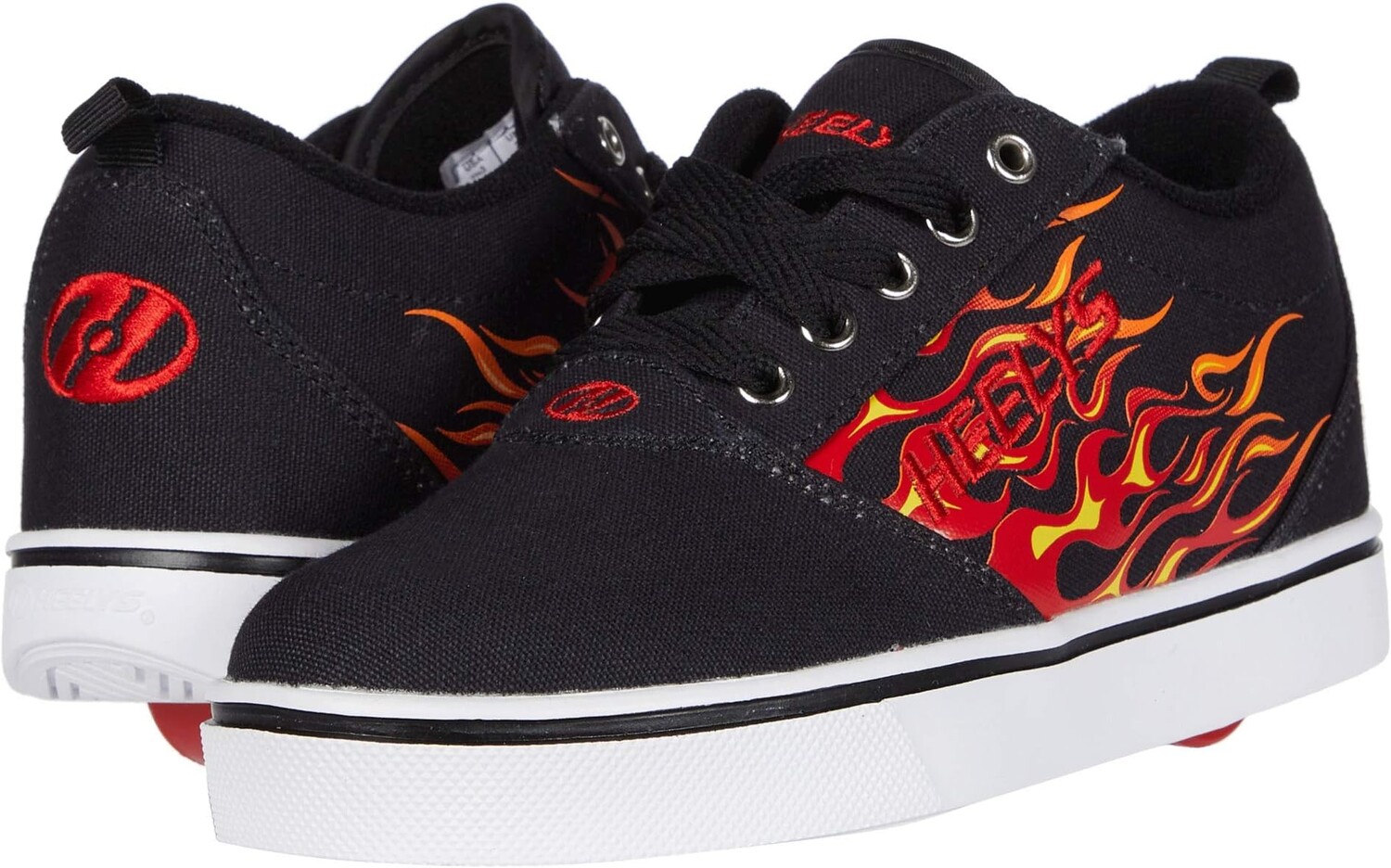 

Кроссовки Pro 20 Prints Skate Shoe Heelys, цвет Black/Red Flames