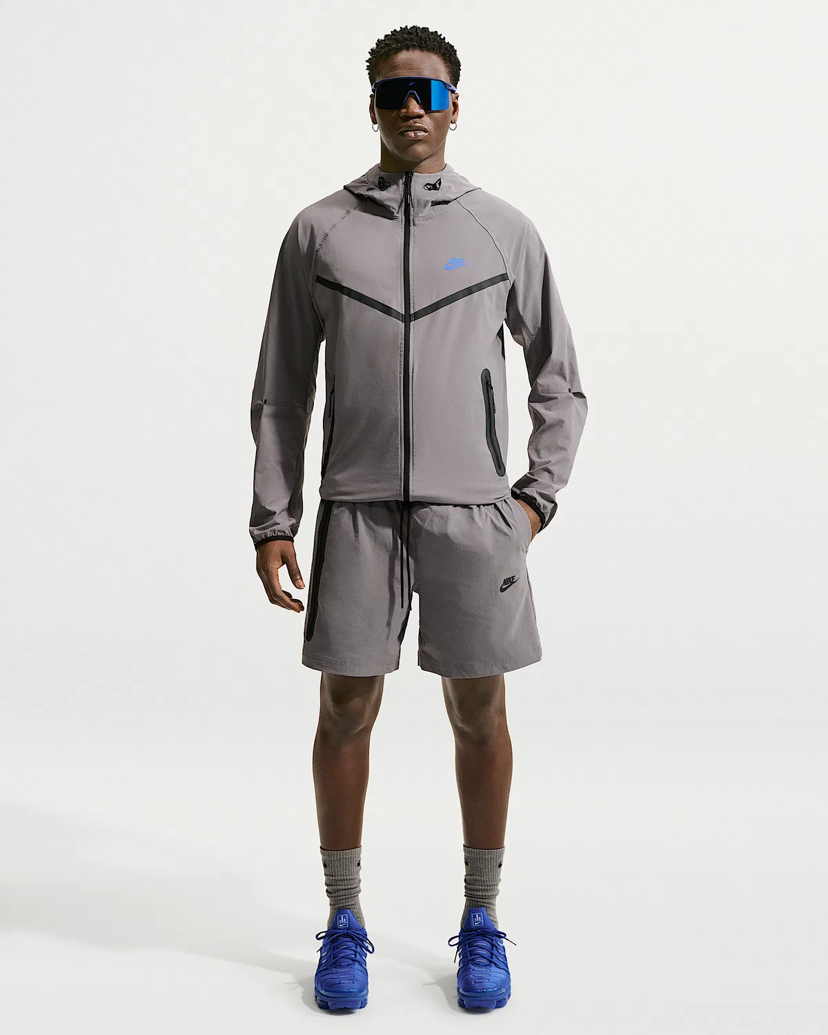 Мужские шорты Nike Tech Woven, Pencil Point/Blue Crystal