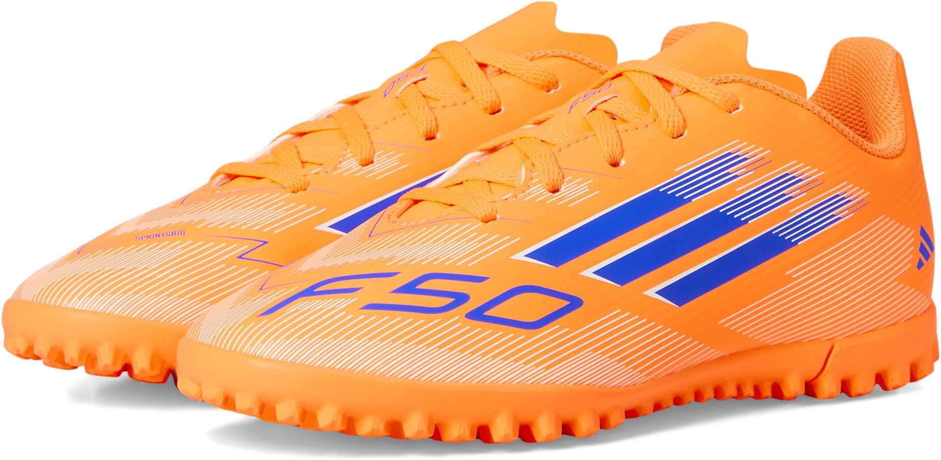 

Кроссовки adidas Kids F50 Club Turf Cleats, Beam Orange/Lucid Blue/White