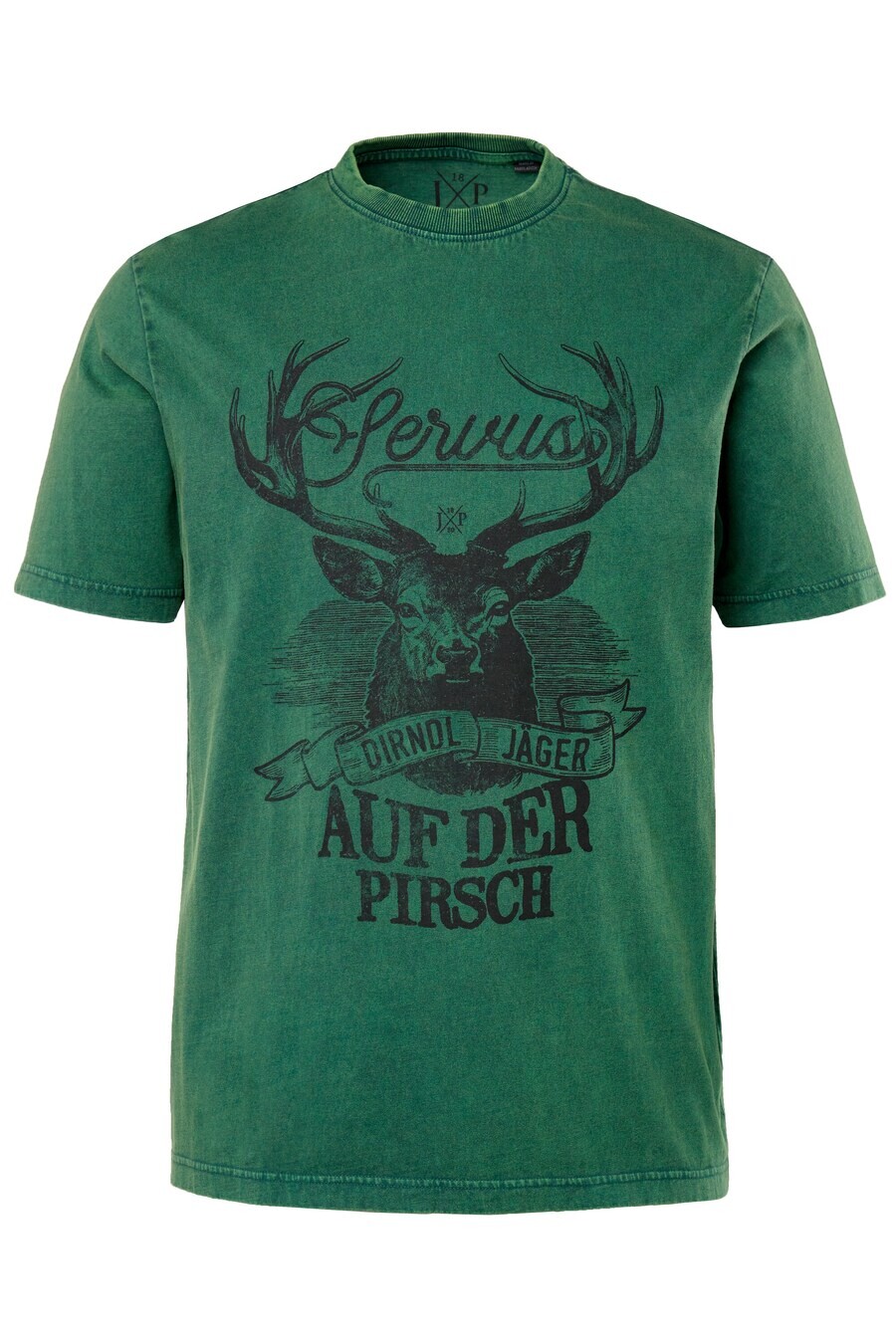 

Классическая футболка JP1880 Shirt, темно-зеленый