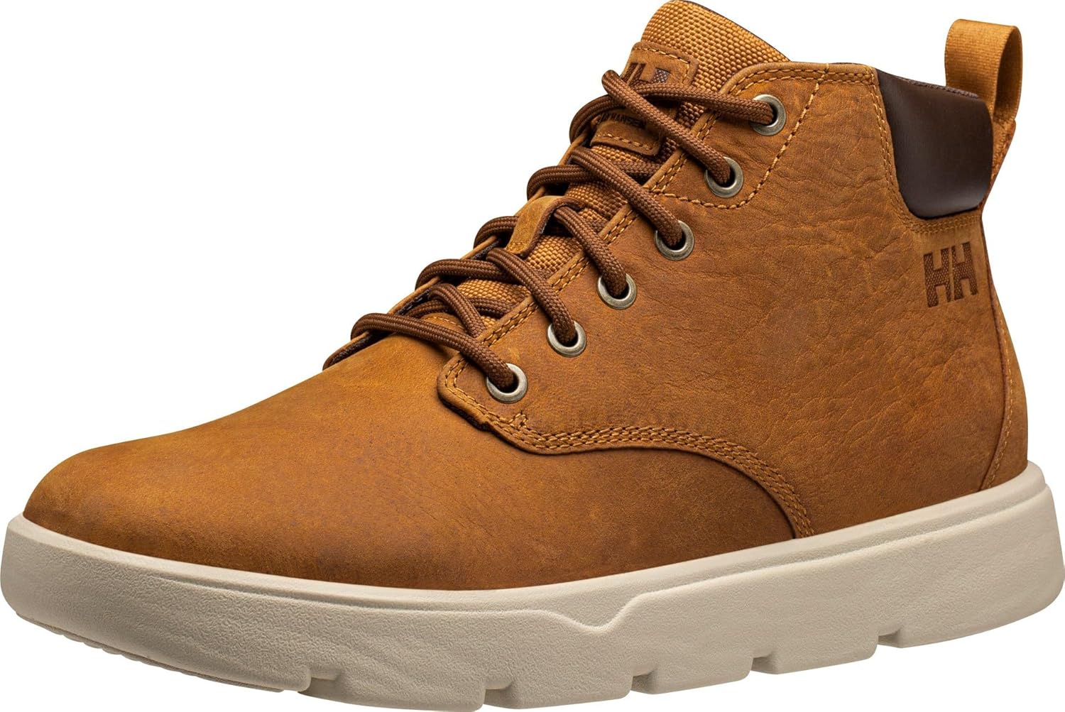 Helly-Hansen Pinehurst Leather мужские водонепроницаемые ботинки для походов - снаряжение для активного отдыха с прочным сцеплением и амортизирующей межподошвой Helly Hansen, 725 Honey Wheat/Coffee Bean — фото 3