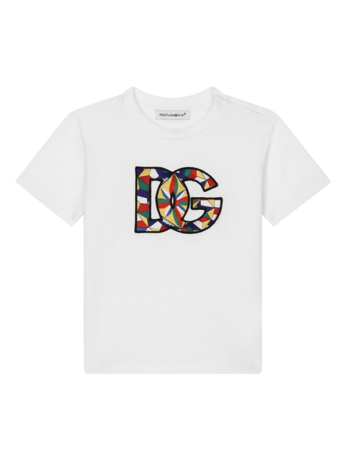 

Dolce & Gabbana футболка с нашивкой-логотипом, белый