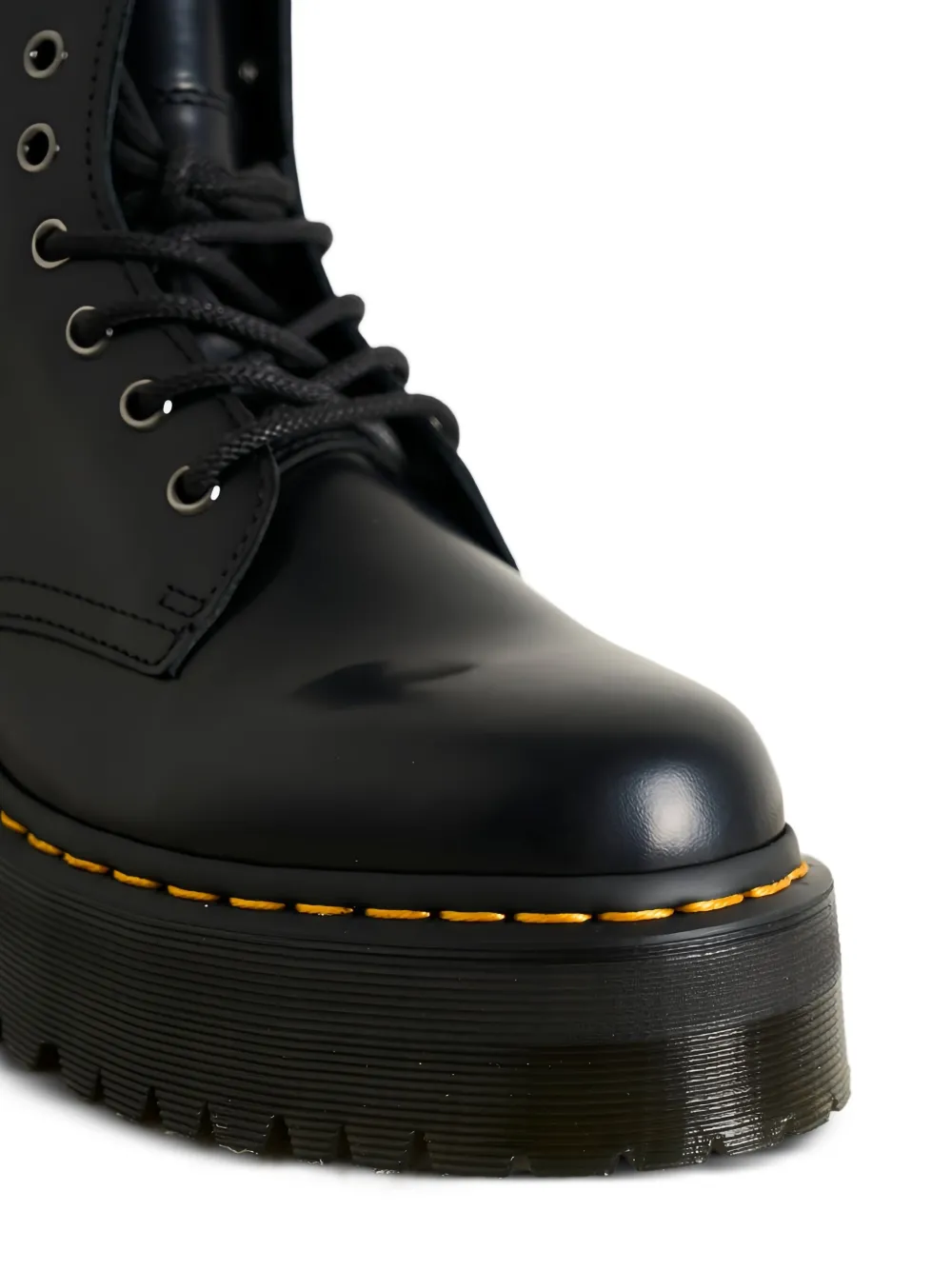 Гладкие ботинки на платформе с шнуровкой Jadon Dr. Martens, черный — фото 3