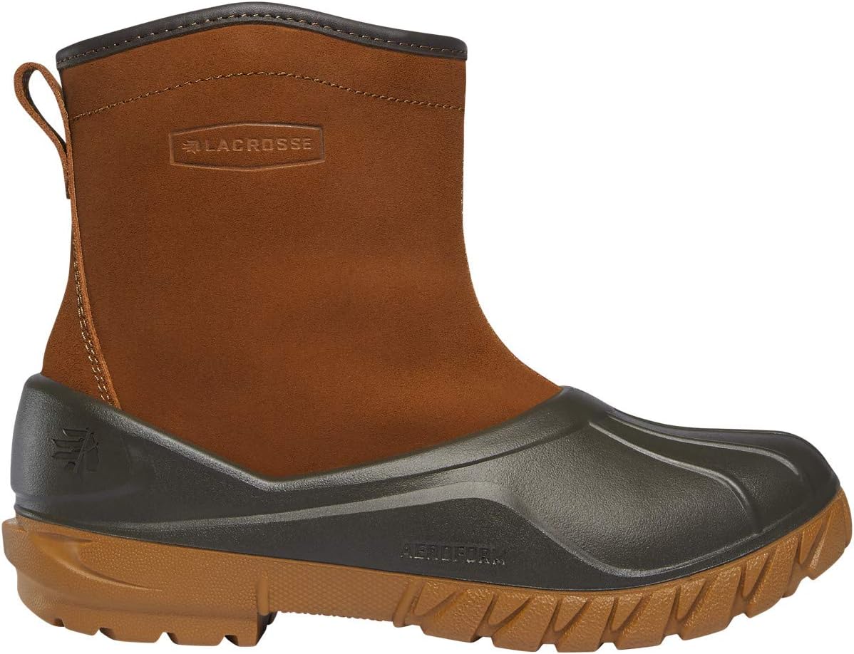

Мужские водонепроницаемые ультралегкие ботинки LaCrosse Aero Timber Top Zip с овчиной, 20 см, коричневый