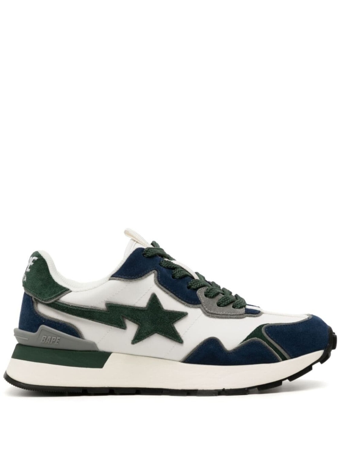 

Кроссовки A Bathing Ape Roadsta Express #2, белый, черный, серый