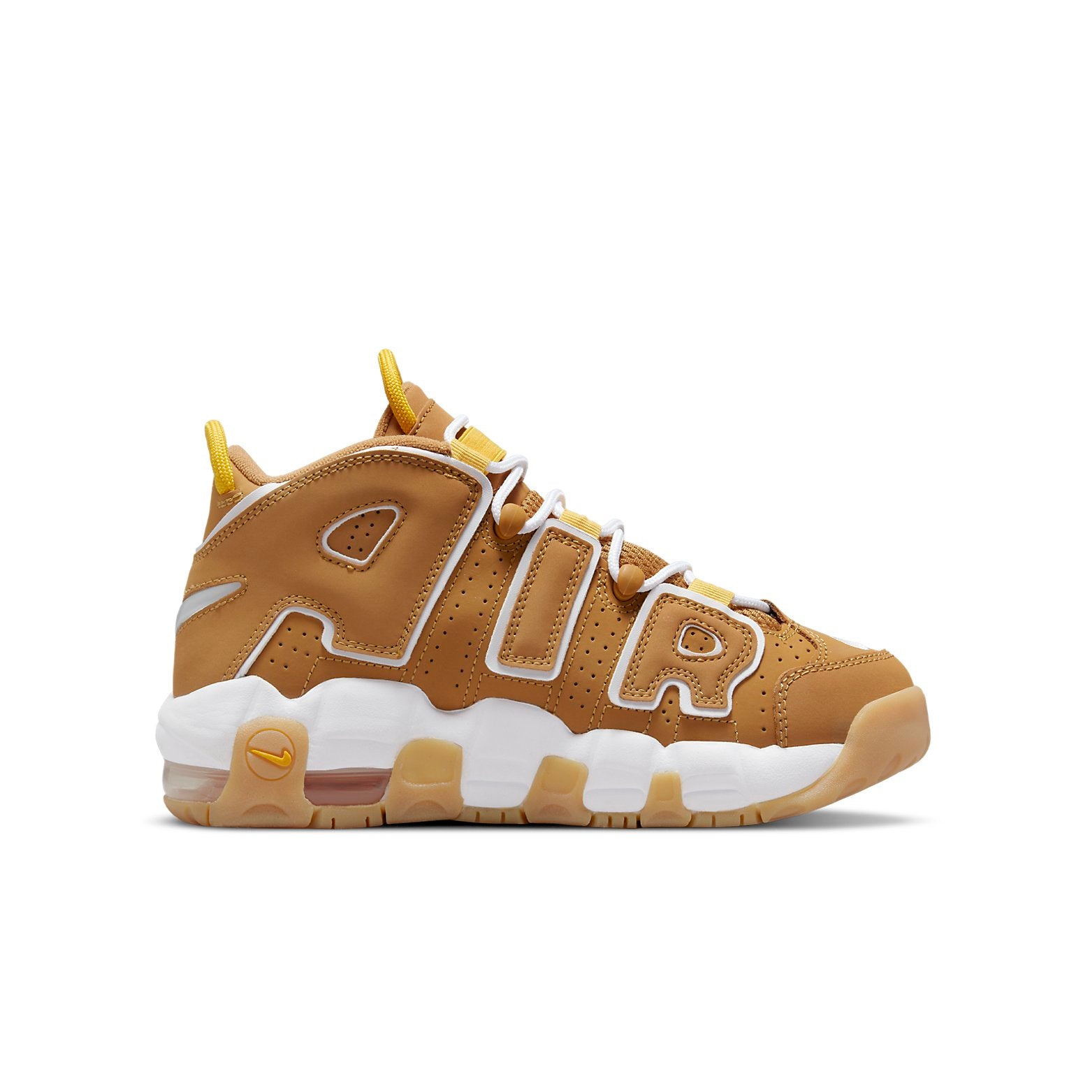 (GS) Nike Air More Uptempo 'Wheat' — фото 2
