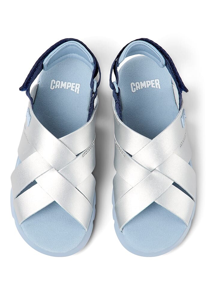Сандалии Camper, цвет silber/hellblau — фото 3