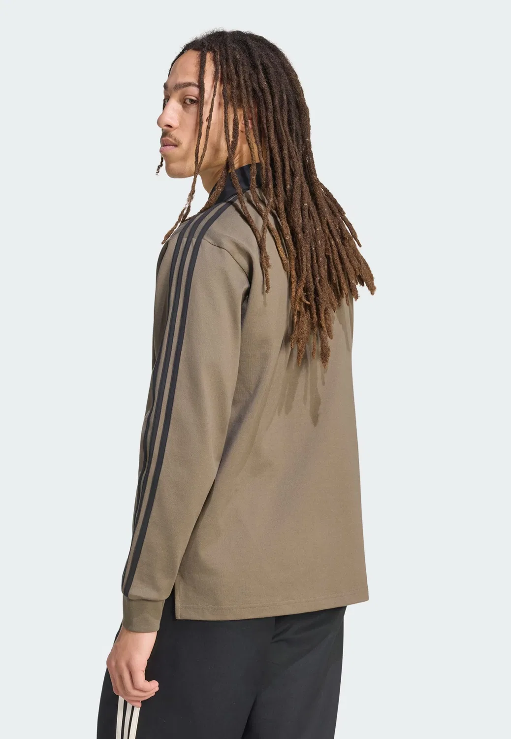 Футболка Adidas Originals коричневого цвета — фото 3