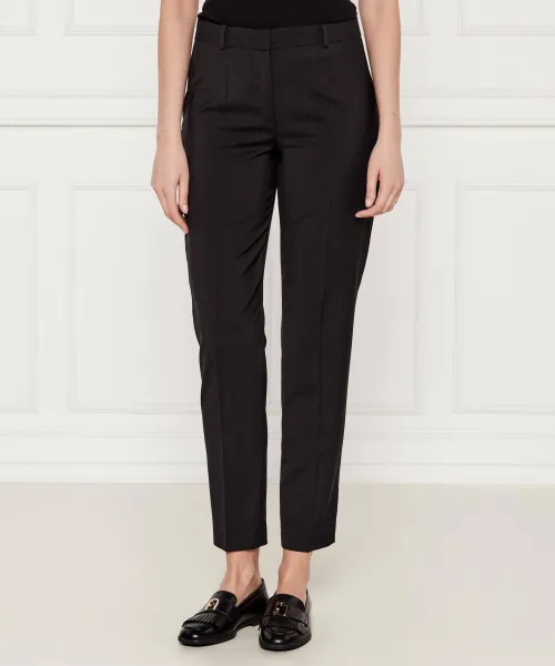

Брюки из шерсти тилуна 10249090 01 Regular fit Boss, черный