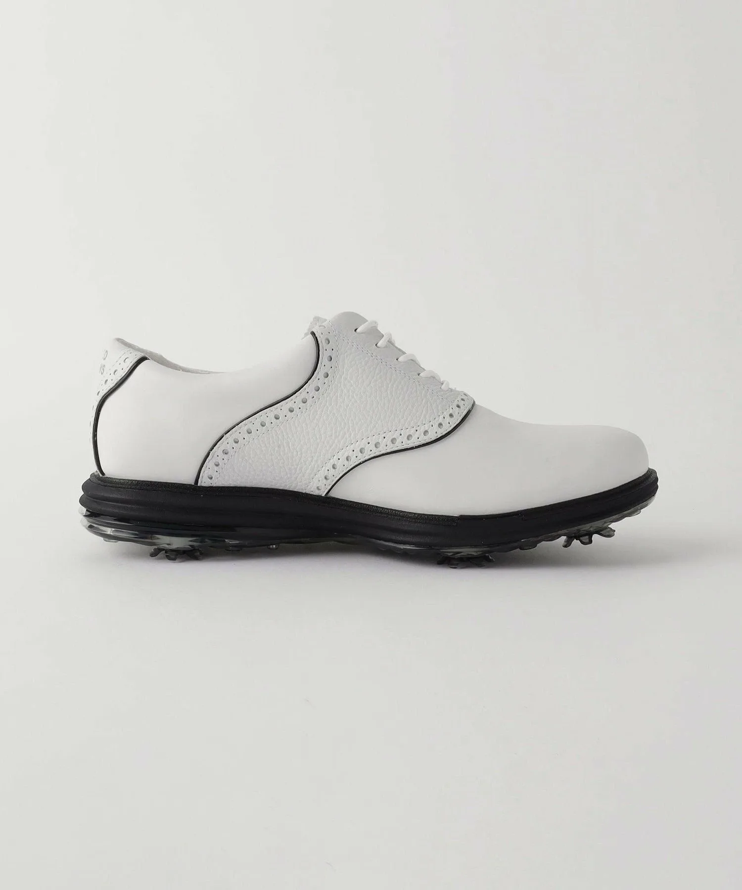 Мужские кожаные туфли Originalgrand Saddle для гольфа United Arrows Golf, WHITE — фото 4