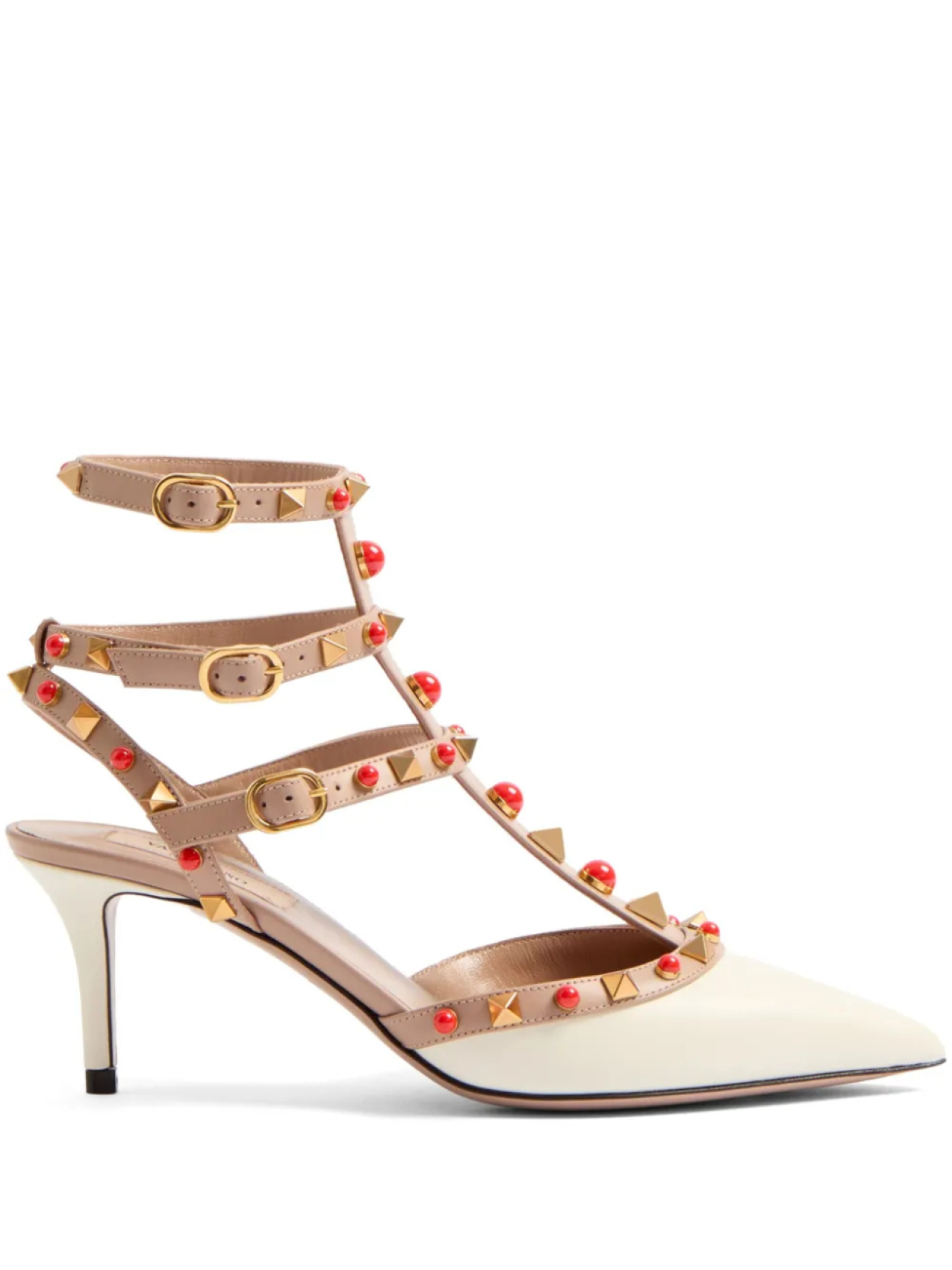 Valentino Garavani туфли Rockstud, белый