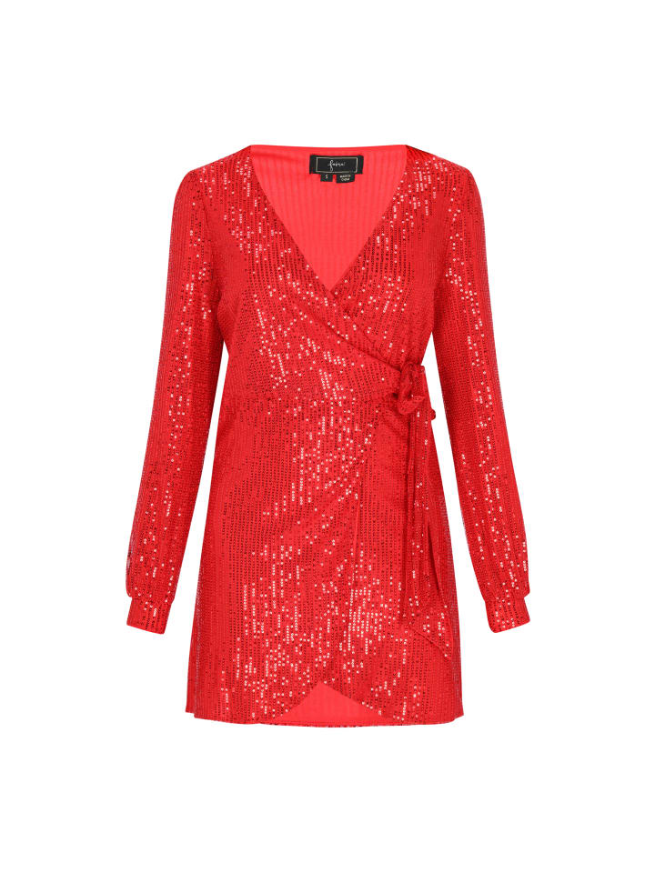 

Faina Женское платье красного цвета