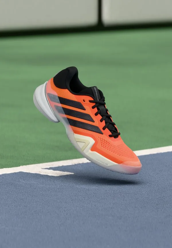 Теннисные кроссовки barricade 14 для игры на всех типах кортов Adidas Performance, Lucid Orange/Core Black/Pure Orange