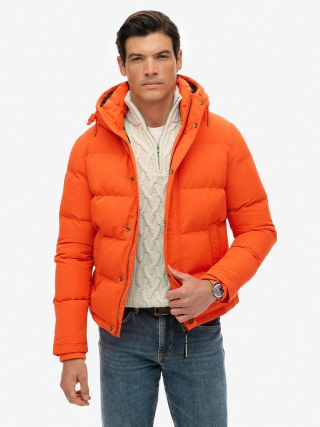 

Куртка пуховик с капюшоном Everest Short Superdry, Bold Orange