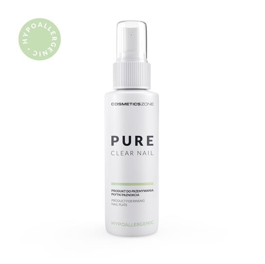 

Гипоаллергенный обезжириватель для ногтей Pure Clear, 100 мл Cosmetics Zone, Cosmetics Zone Cleaner