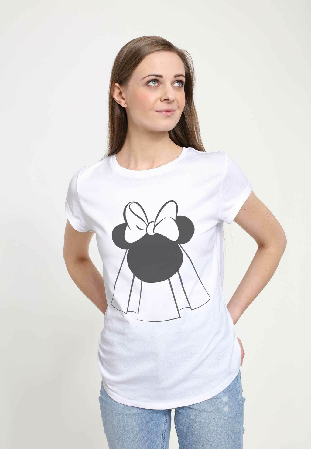 

Футболка с принтом MICKEY CLASSIC MOUSE BRIDE Disney, белый