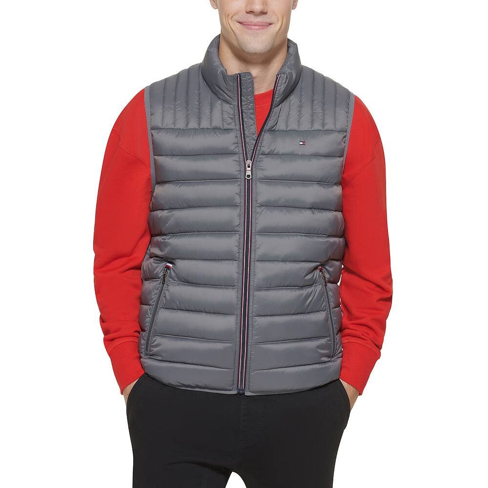 

Мужской стеганый жилет Tommy Hilfiger, цвет Charcoal