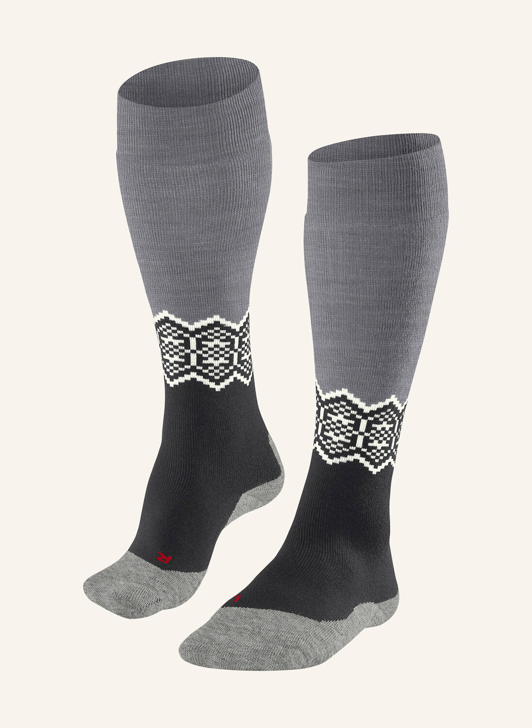 

Лыжные носки sk2 средний FALKE, цвет 3010 BLACK-MIX