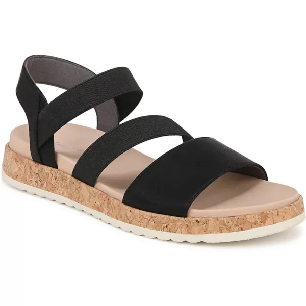 Пляжные сандалии Isle Fun для женщин Dr. Scholl'S, цвет black faux leather