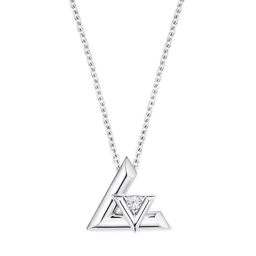 

Подвеска LV Volt One Large, белое золото и бриллиант Louis Vuitton, серебряный