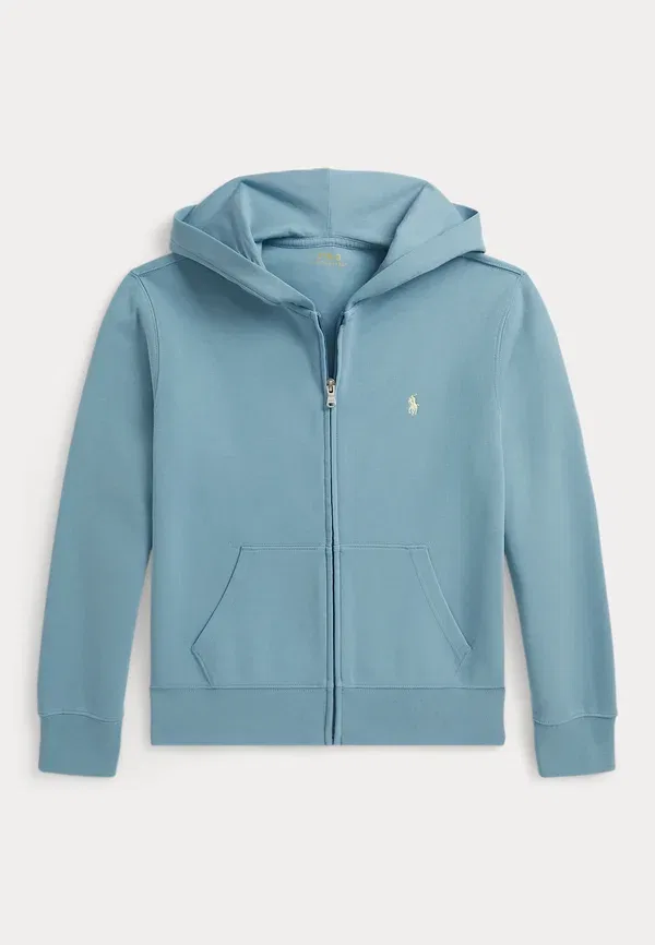 Толстовка на молнии Double Knit Full Zip, Polo Ralph Lauren, цвет кассиди блю