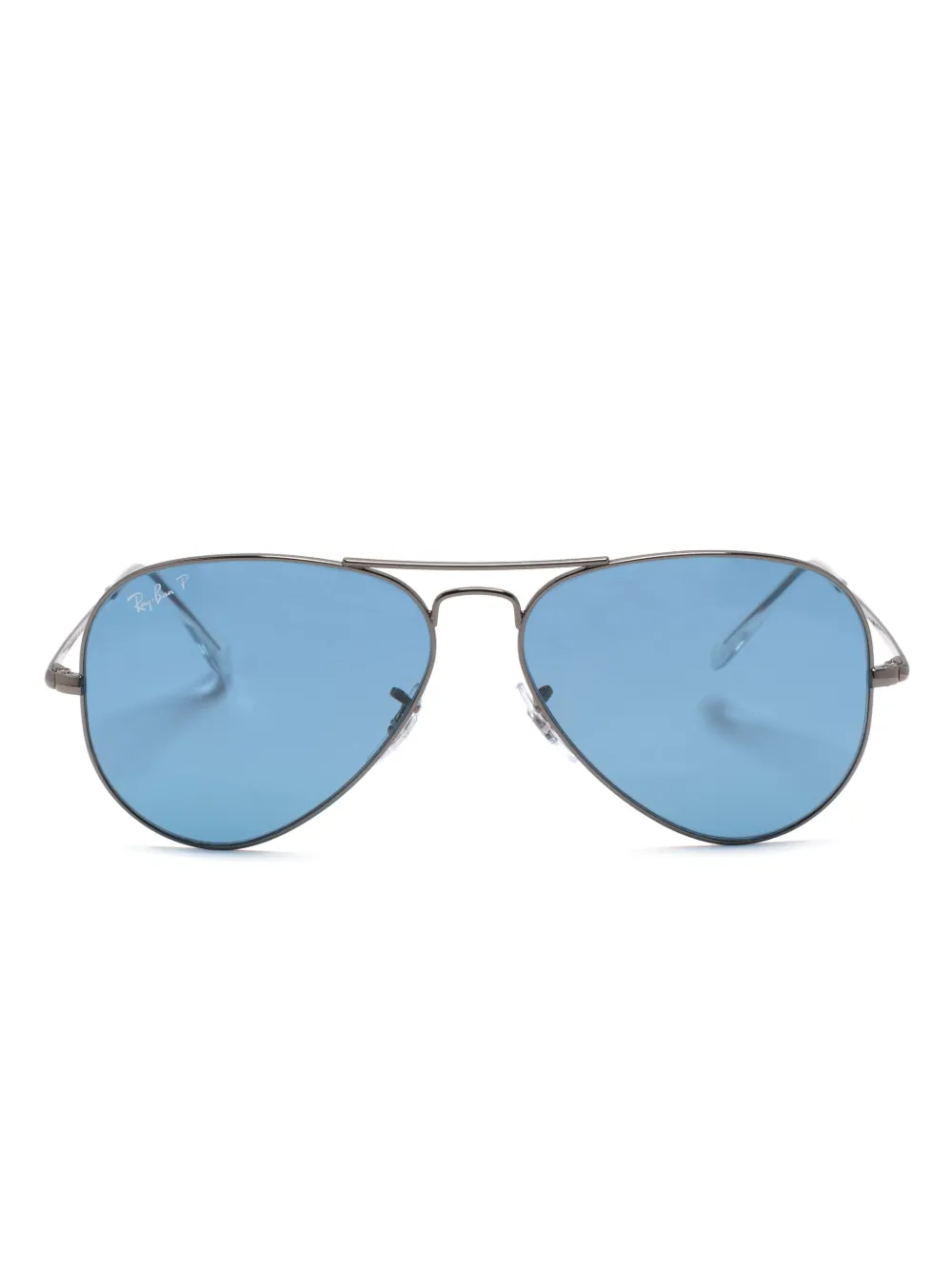 

Солнцезащитные очки Aviator Metal II Ray-Ban, серебяный