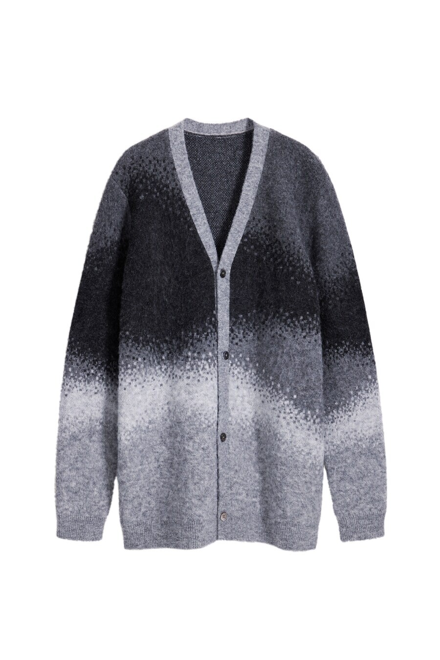 

Тонкий вязаный свитер Desigual Sweater, цвет grey/black