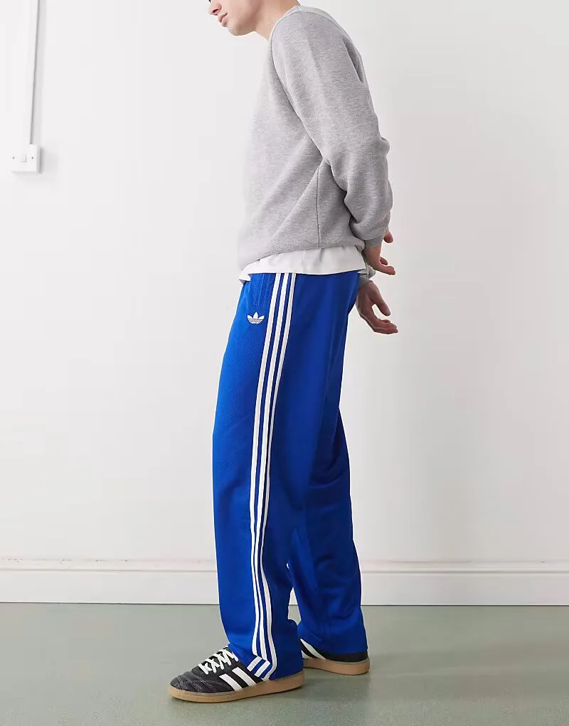 Спортивные брюки Adidas Originals Firebird adicolor mesh синего цвета — фото 3