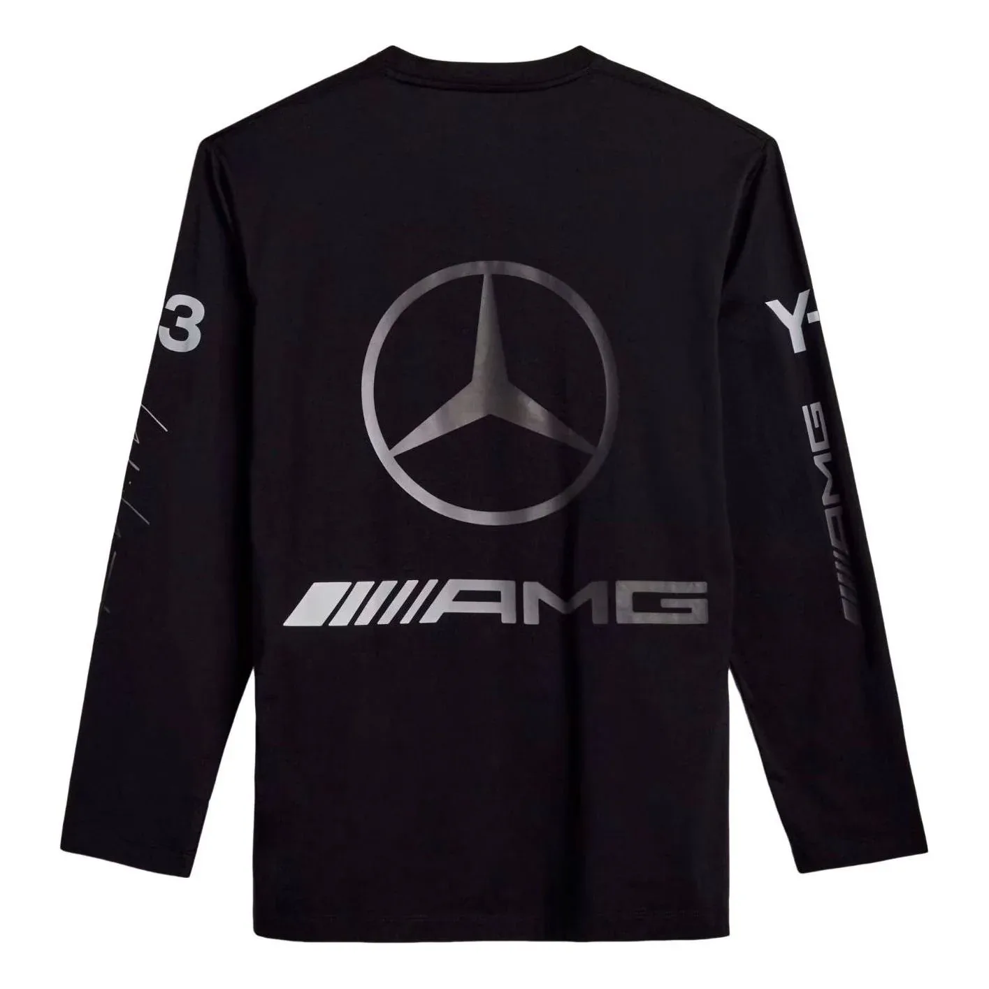 Футболка Adidas Y-3 F1 Mercedes Chaos Logo, черная