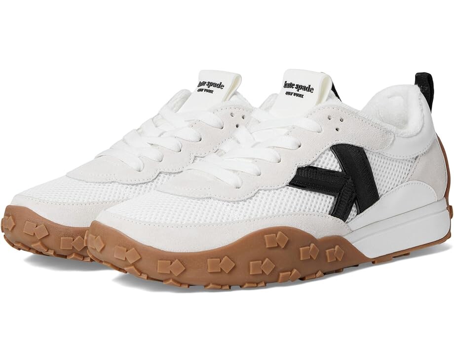 Кроссовки Kate Spade New York K As In Kate Lace Up Sneakers, цвет True White