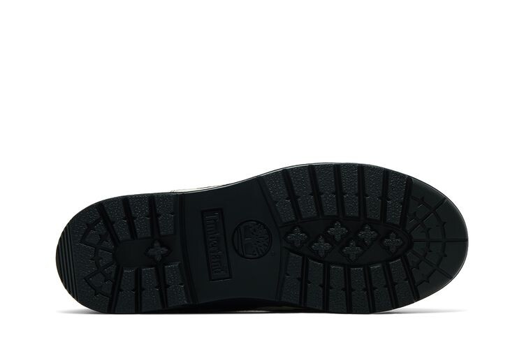 Мужские ботинки Timberland Supreme x Field кожаные с принтом зебры, черно-белый — фото 4