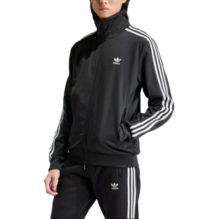 Мужская олимпийка adidas Originals Adicolor Beckenbauer Track Top, черная — фото 4