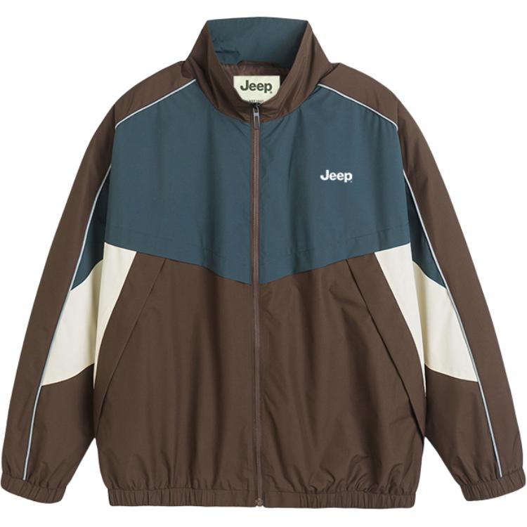 

Куртка Unisex Stand Collar Moderate Others Jeep, coffee