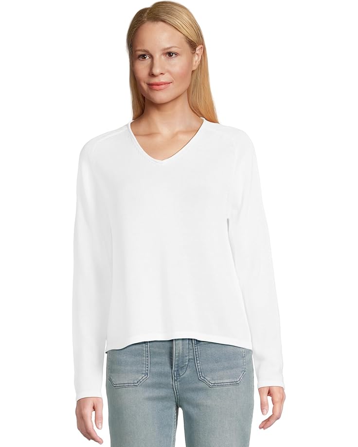 

Свитер Eileen Fisher V-Neck Sweater, белый