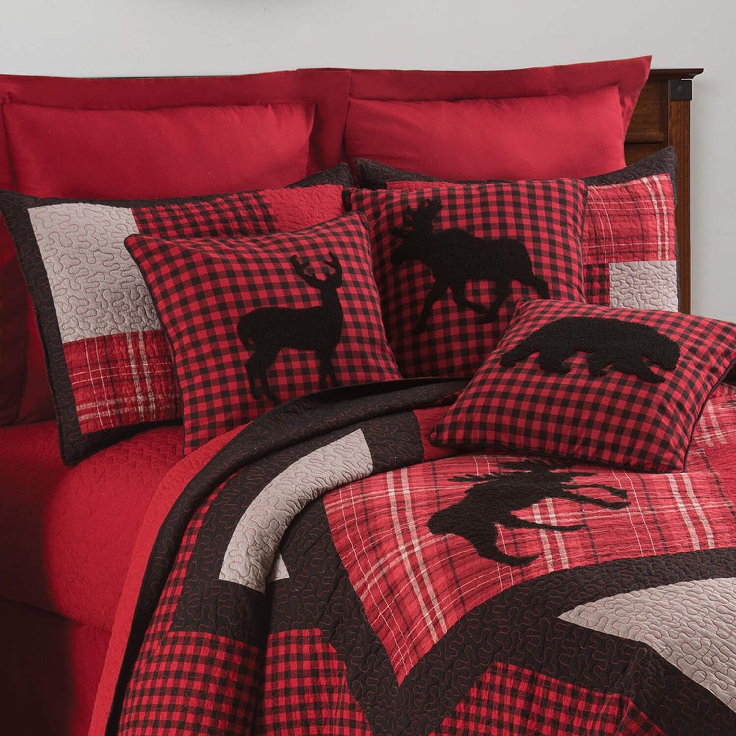 

Комплект постельного белья C&F Home Russell, красный