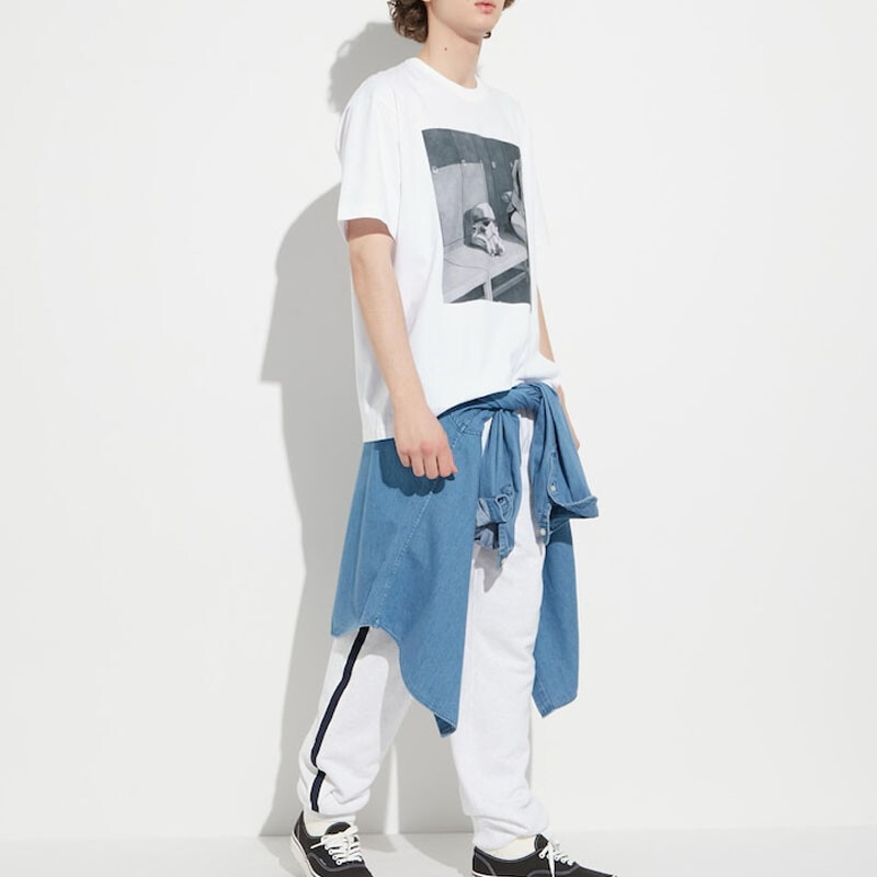 Футболка Disney X Disney Co-branded SS23 унисекс белая Uniqlo, белый — фото 3