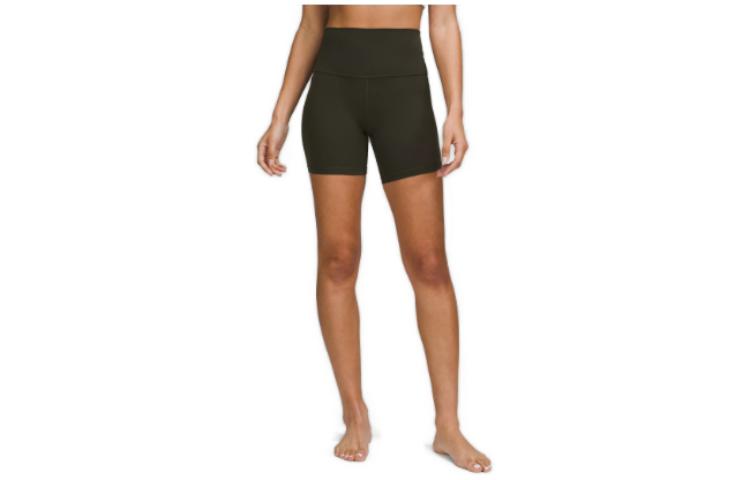 

Женские спортивные шорты Align Lululemon, оливковый