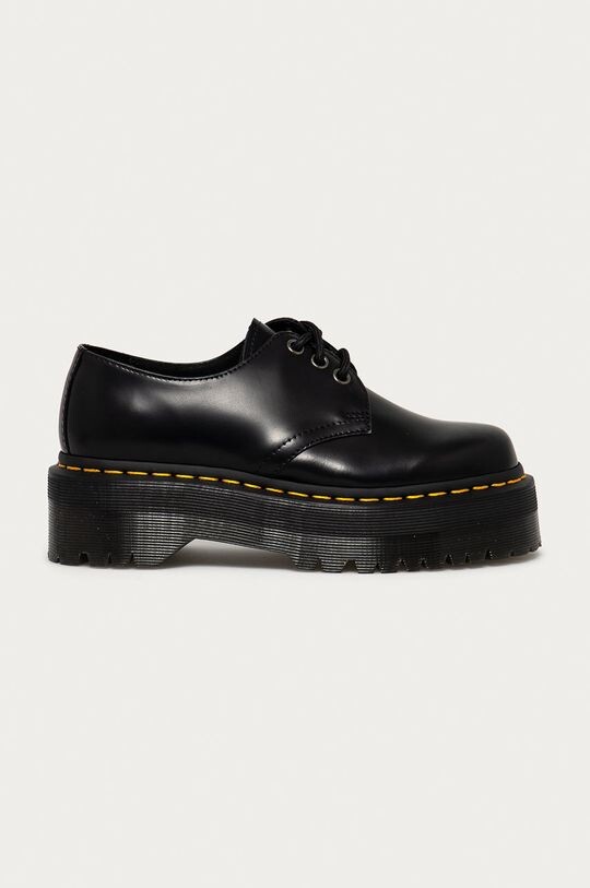 

Квад кожаные туфли Dr. Martens, черный