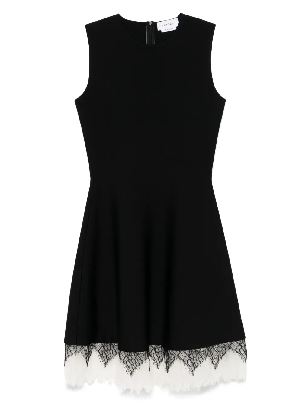 

Мини-платье из кружева-паутинки Alexander McQueen, черный