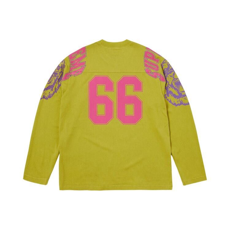 Топ Supreme Mascot Long-Sleeve Football Top, Green — фото 2