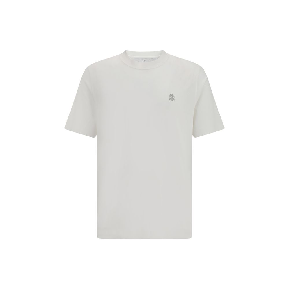 

Футболка с логотипом Brunello Cucinelli, Cream