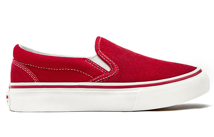 Детские парусиновые туфли Kids Low-top Red Vision Street Wear, красный — фото 2