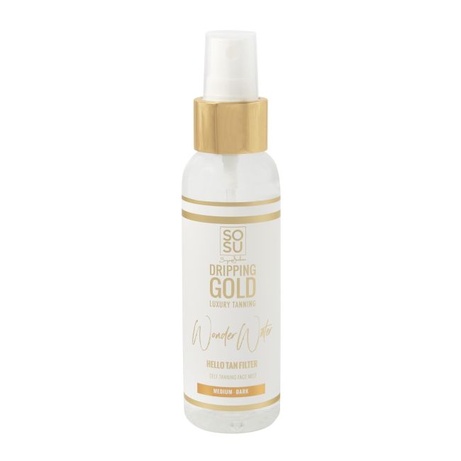 

Wonder tan water medium - темный спрей для автозагара лица Dripping Gold, 100 мл