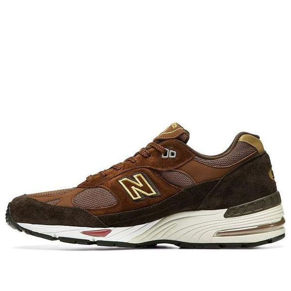 

Кроссовки 991 сделано в Англии New Balance, коричневый